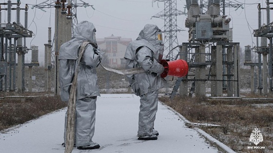 В Элисте провели пожарно-тактические учения на территории ГТ ТЭЦ «ГТ Энерго»